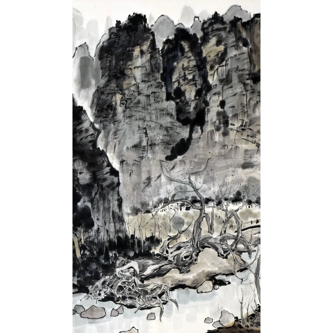 HM5123 深秋 69×45cm 纸本立轴 2.8平尺