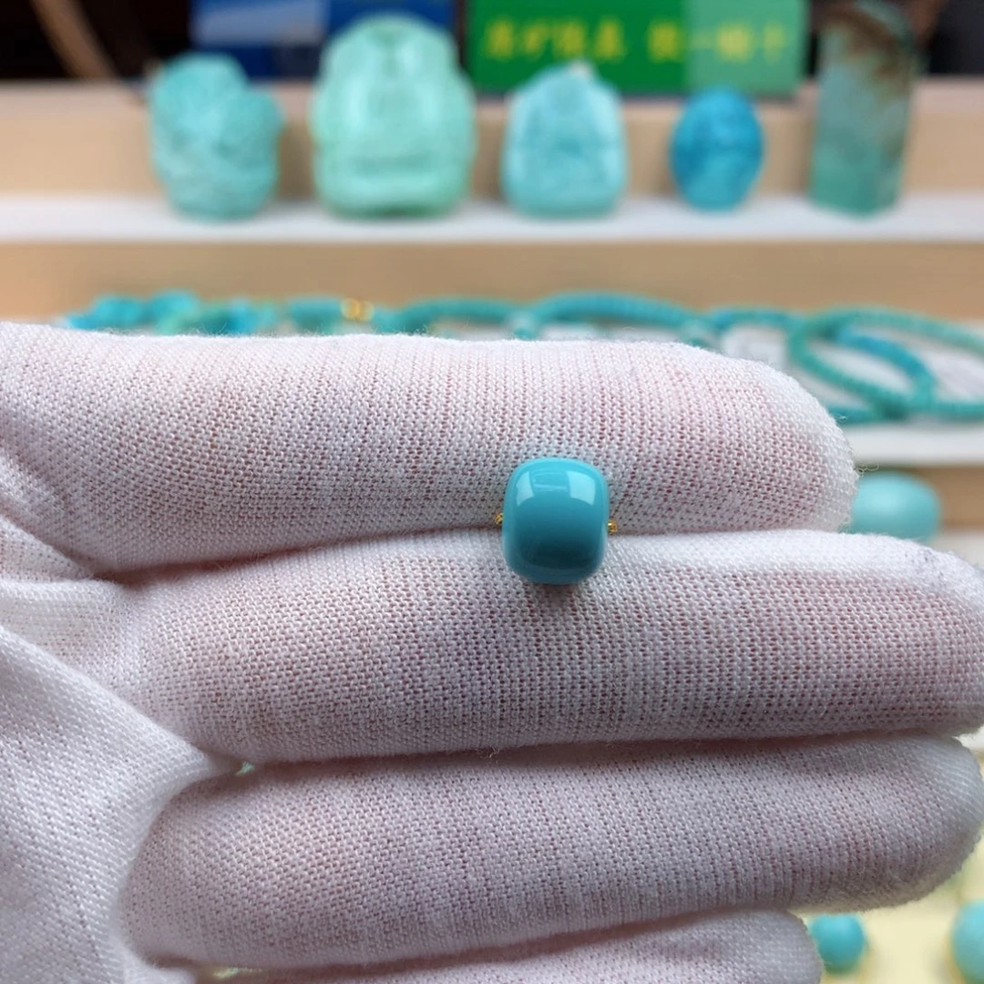 绿松石未镶嵌珠宝奇石9.7mm
