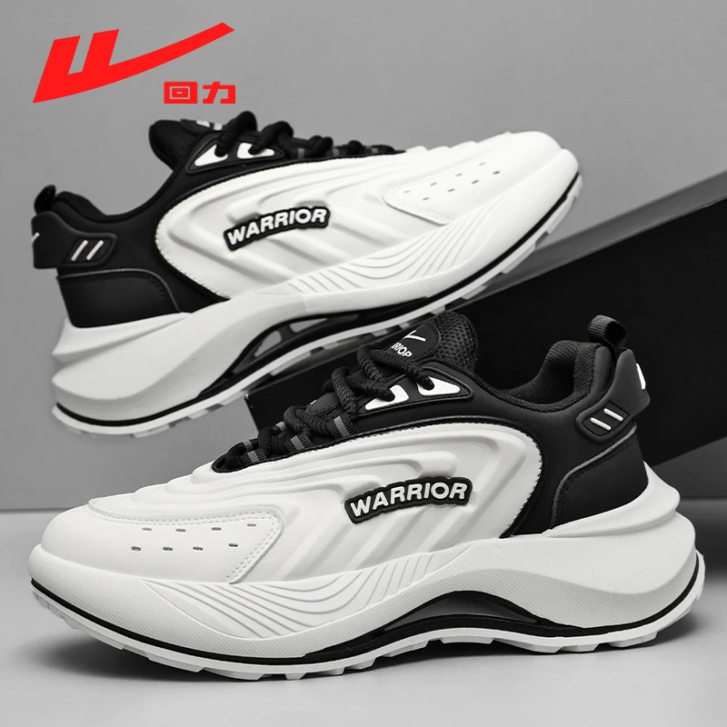 回力科技感运动男鞋春秋2025新款厚底休闲百搭轻便老爹鞋男鞋4241