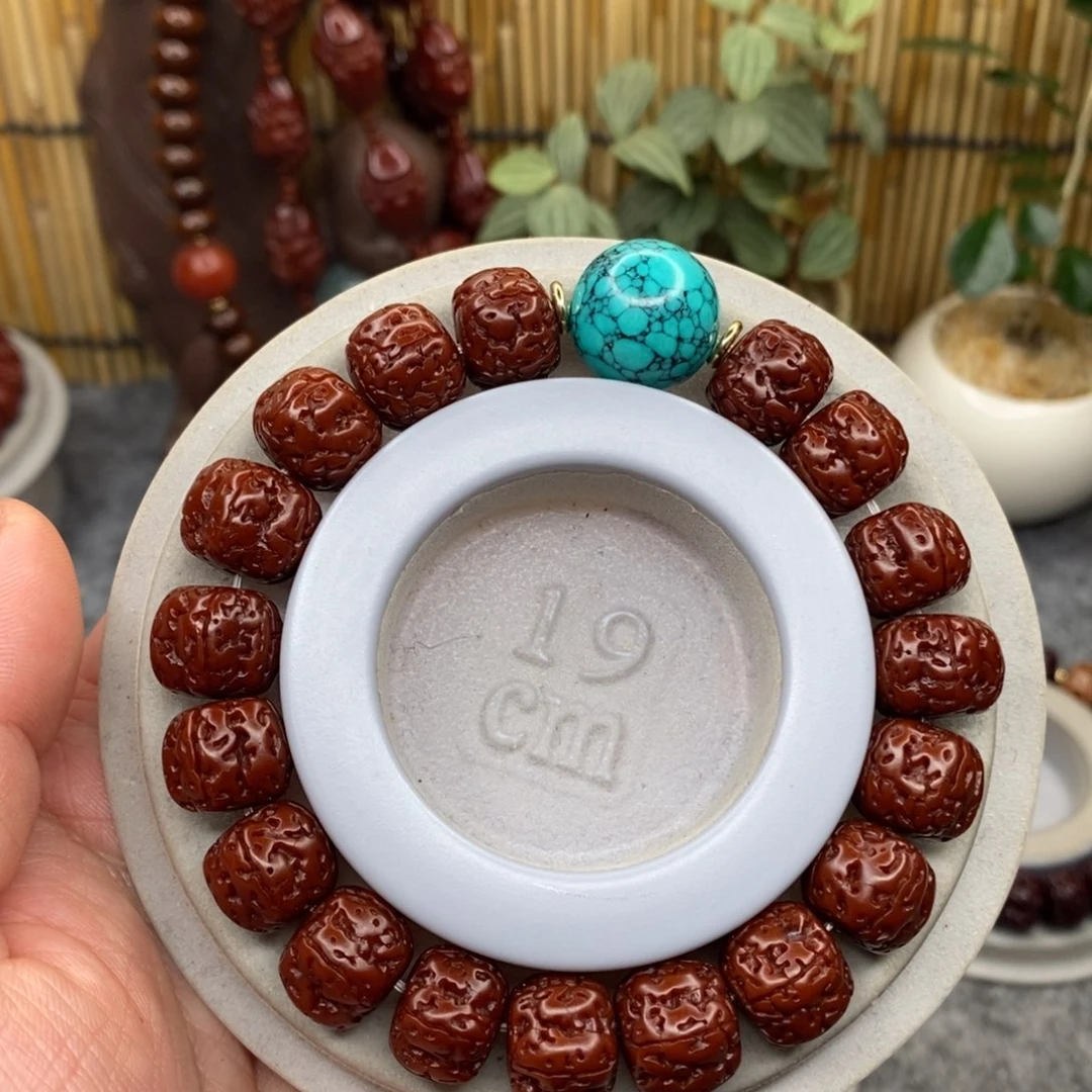 金刚菩提吊坠12+帝王花手串