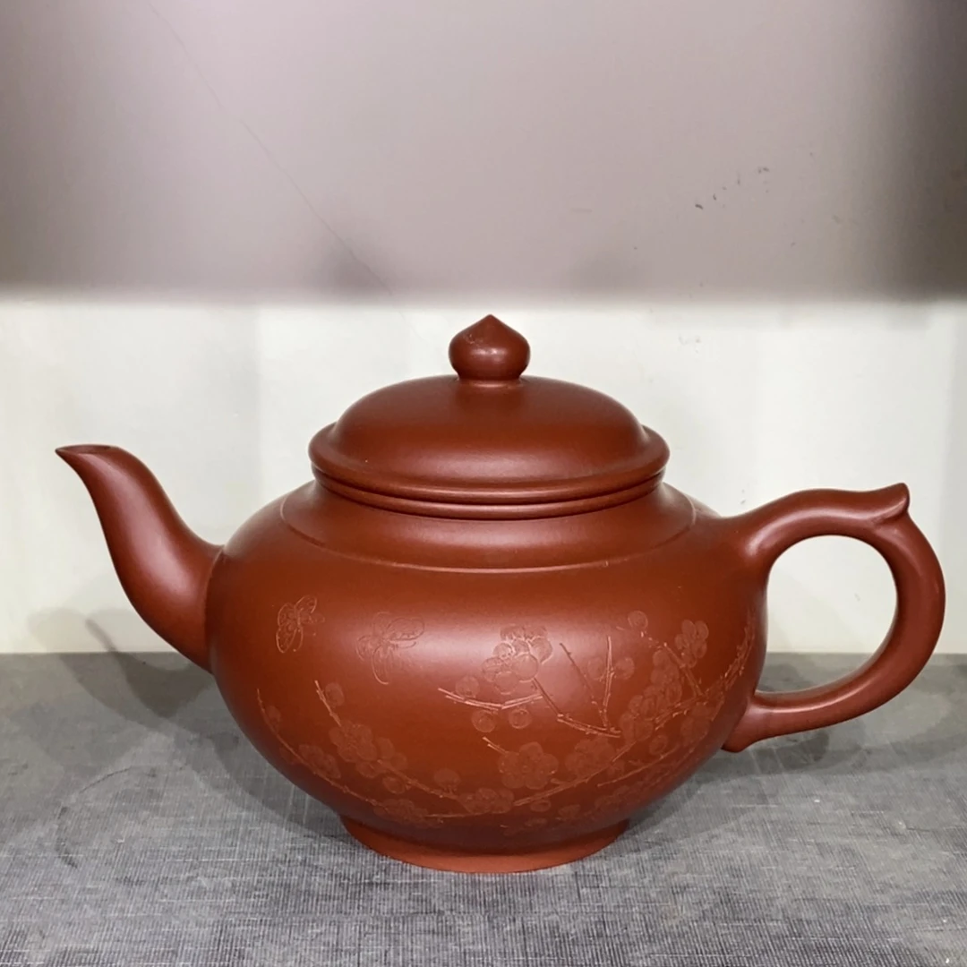 紫砂茶壶白15 笑樱