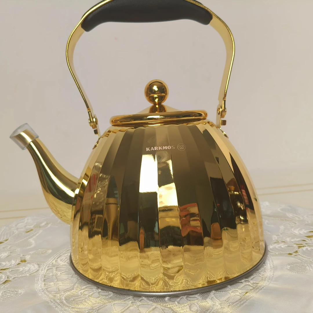 【新疆包邮】altun rang qay qugun1个金色过滤网茶壶 高档 网红