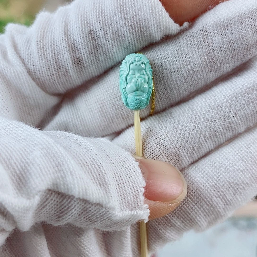 未镶嵌绿松石珠宝奇石