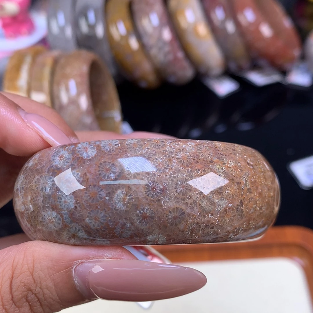 【闪购商品】颈饰未镶嵌硅化珊瑚（珊瑚玉）25号52