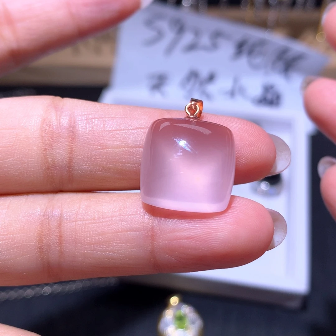 【闪购商品】水晶戒指银S925镶嵌吊坠