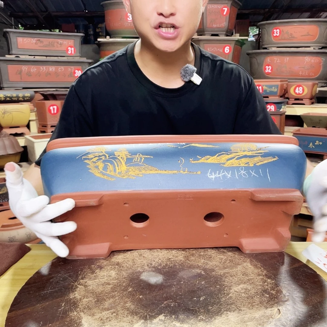 精品紫砂花盆工厂直销