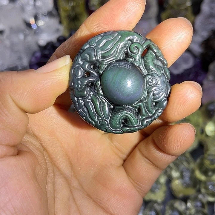水晶摆件未镶嵌吊坠
