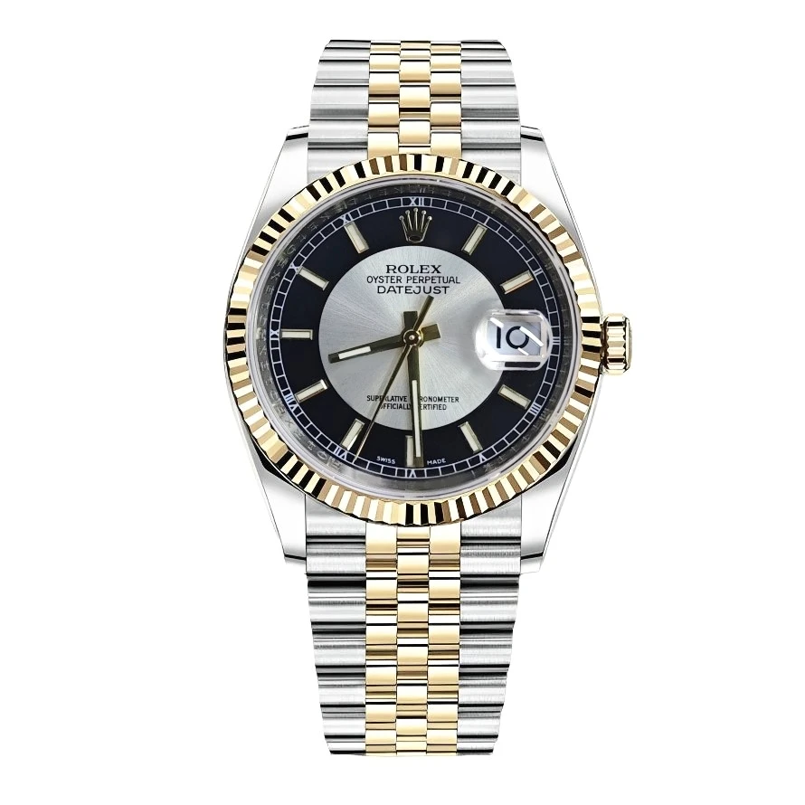 99新 Rolex/劳力士 日志116233/36mm/黑白唱片盘/自动机械/单表