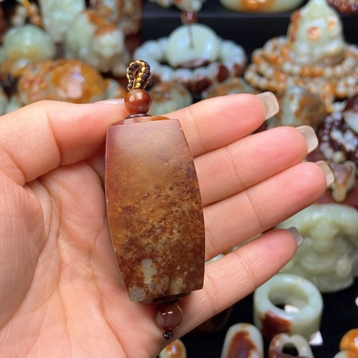 岫岩河磨玉（透闪石质玉）未镶嵌挂件