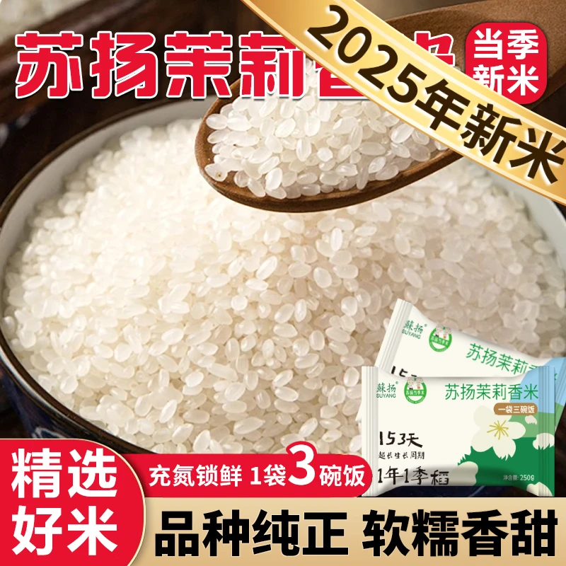 蘇扬茉莉香米2025年新米充氮锁鲜小包装大米既有泰国香又有软糯甜
