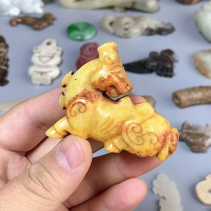 和田玉未镶嵌颈饰103