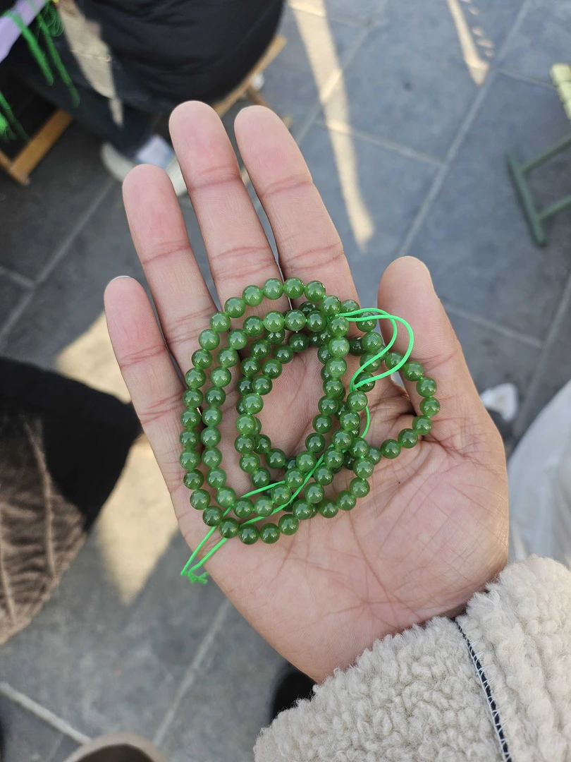 和田玉手串高端奢华款