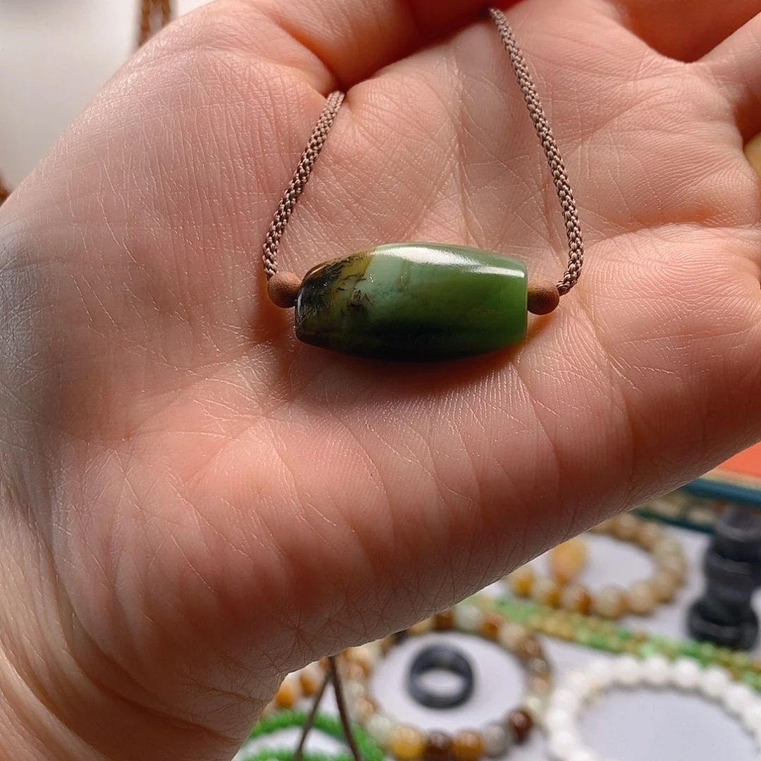 和田玉吊坠(不含链)未镶嵌