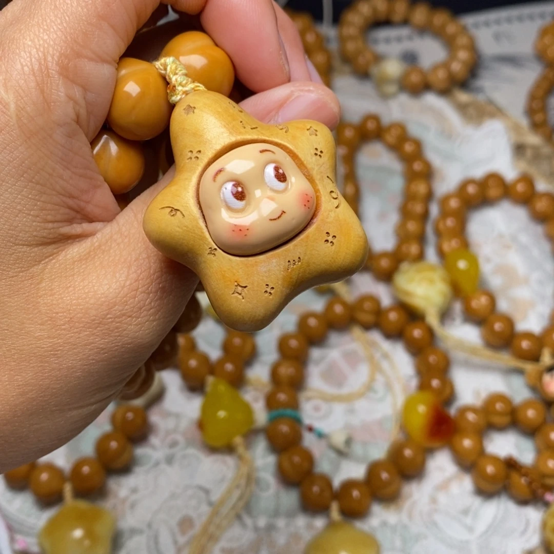 猴头核桃吊坠配饰