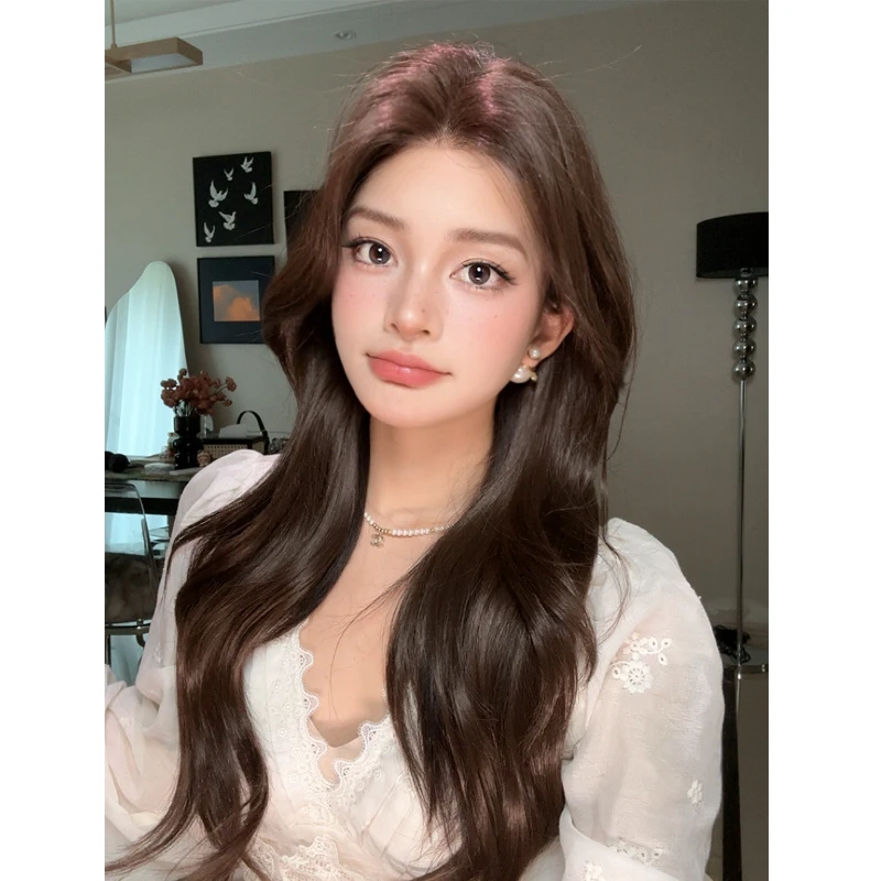 小鹿专属【韩里韩气】氛围感大波浪卷发补发片 自然蓬松感假发