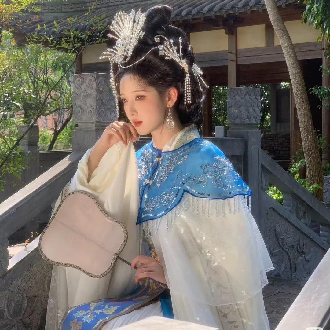 【绮罗香】宋制仕女图红楼梦林黛玉绢人系列春夏款套装