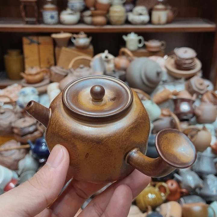 柴烧老岩泥高端茶器