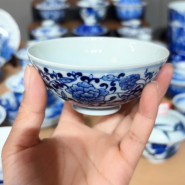 景德镇纯手工手绘单杯
