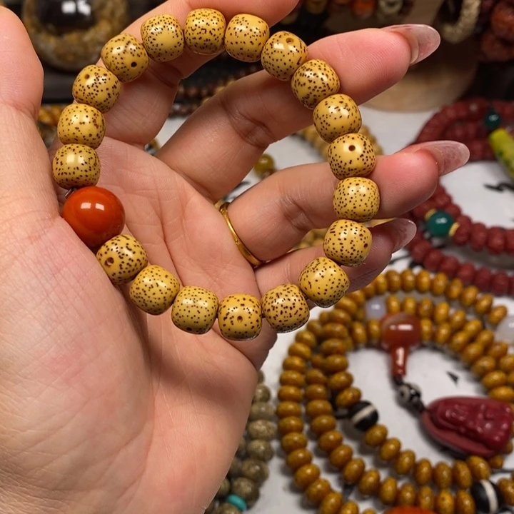 吊坠星月菩提黄金子10.5