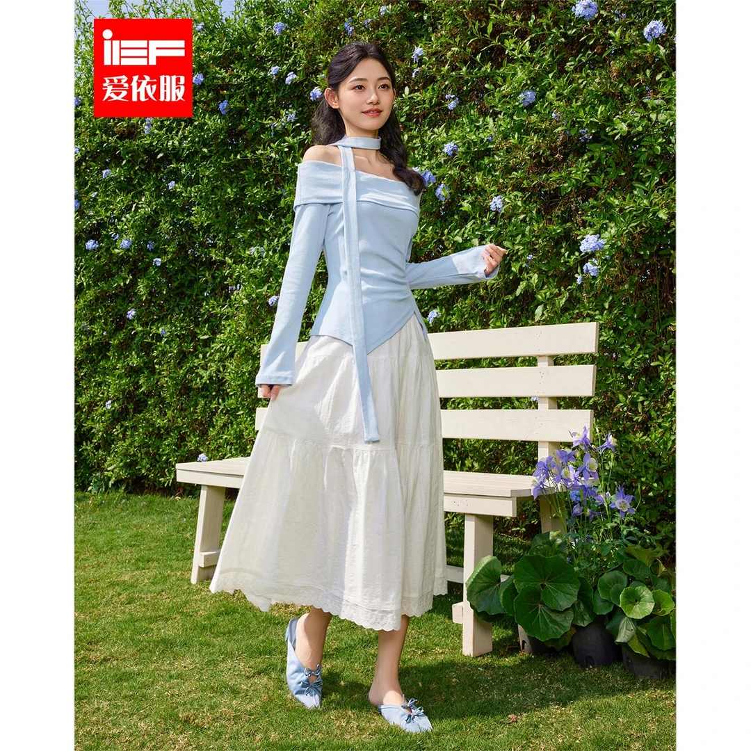 【商场同款新品】IEF/爱依服套装2025春季新款纯欲风套裙欧若风