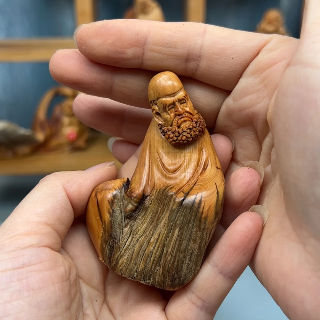 柏木崖柏木摆件手把件