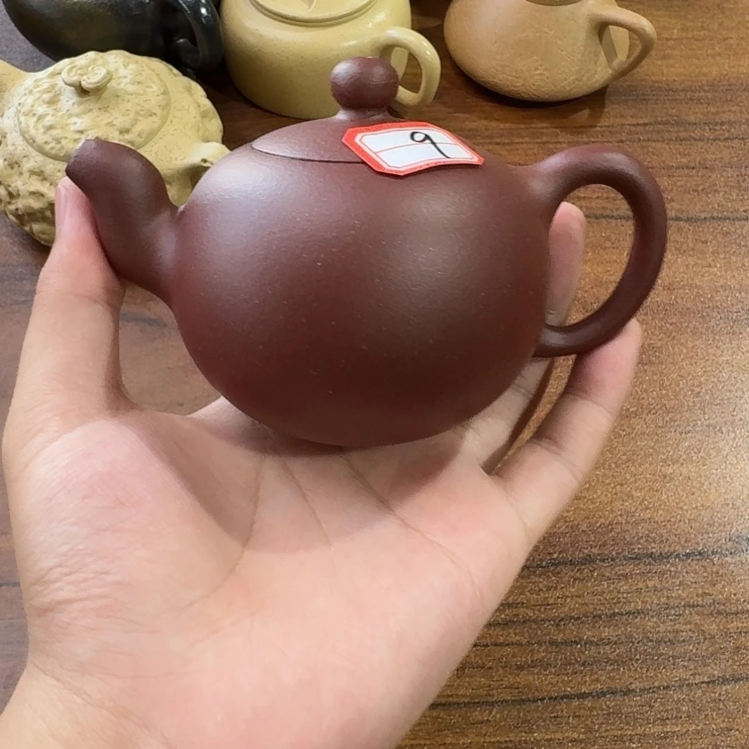 茶壶紫砂9号紫砂壶瑕一粒珠240Cc
