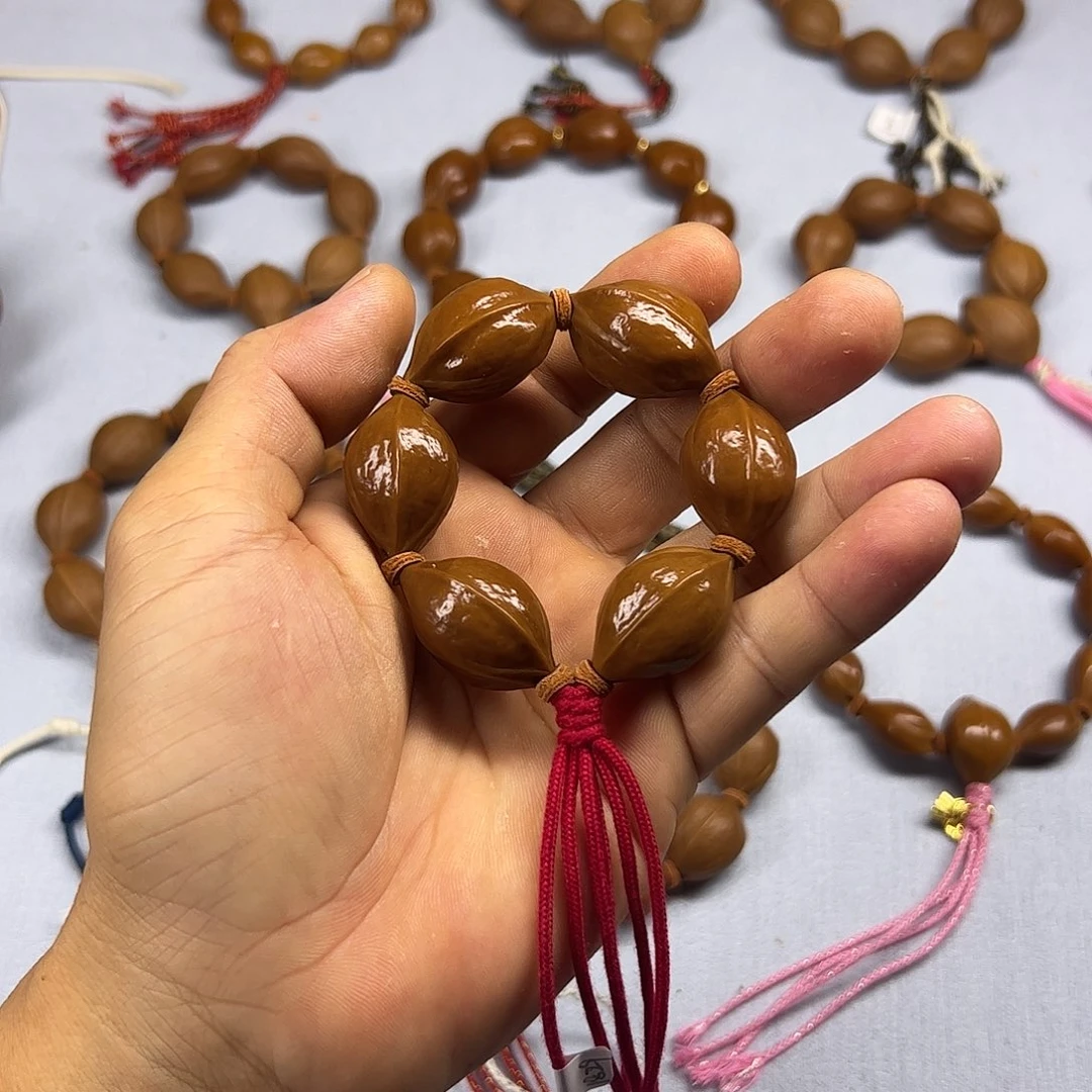 橄榄核手串/手链橄榄核梅林铁核1829原皮轻抛手捻