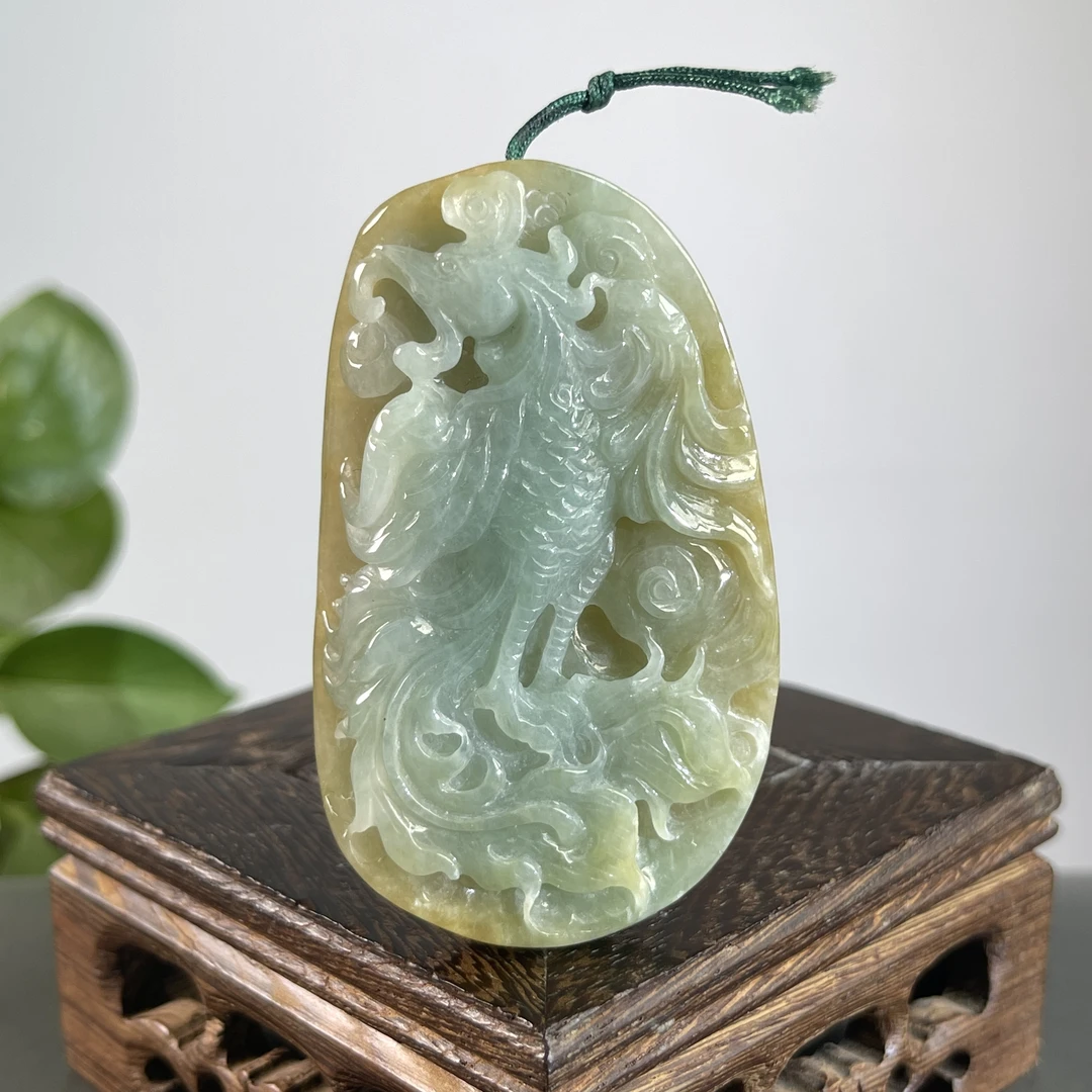 JCB28-34 天然翡翠缅甸A货 凤牌