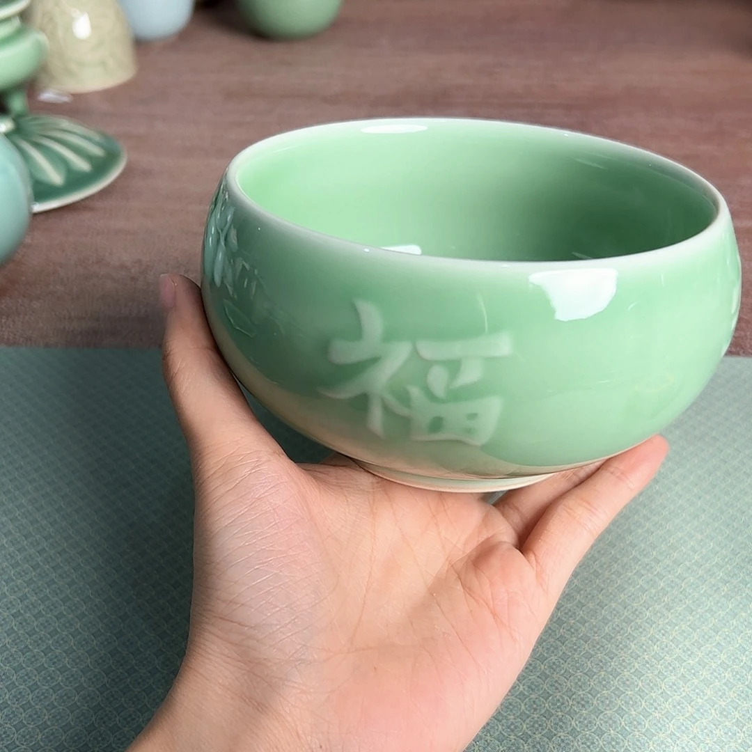 云间青瓷小米茶器龙泉