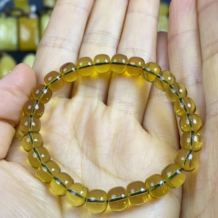 蜜蜡手链未镶嵌天然原矿假一赔十