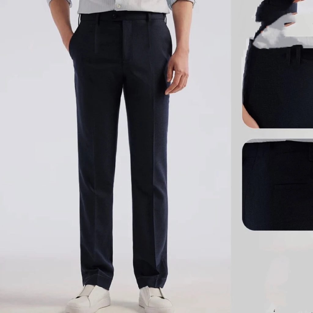 九休闲纯色高品质休闲西裤906