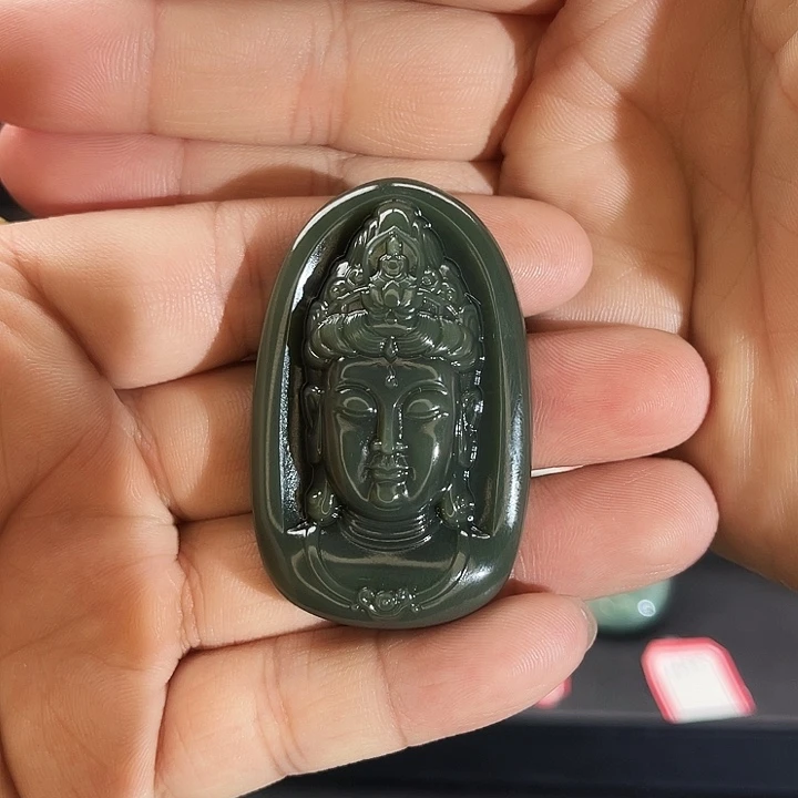 北***狼和田玉未镶嵌吊坠(不含链)