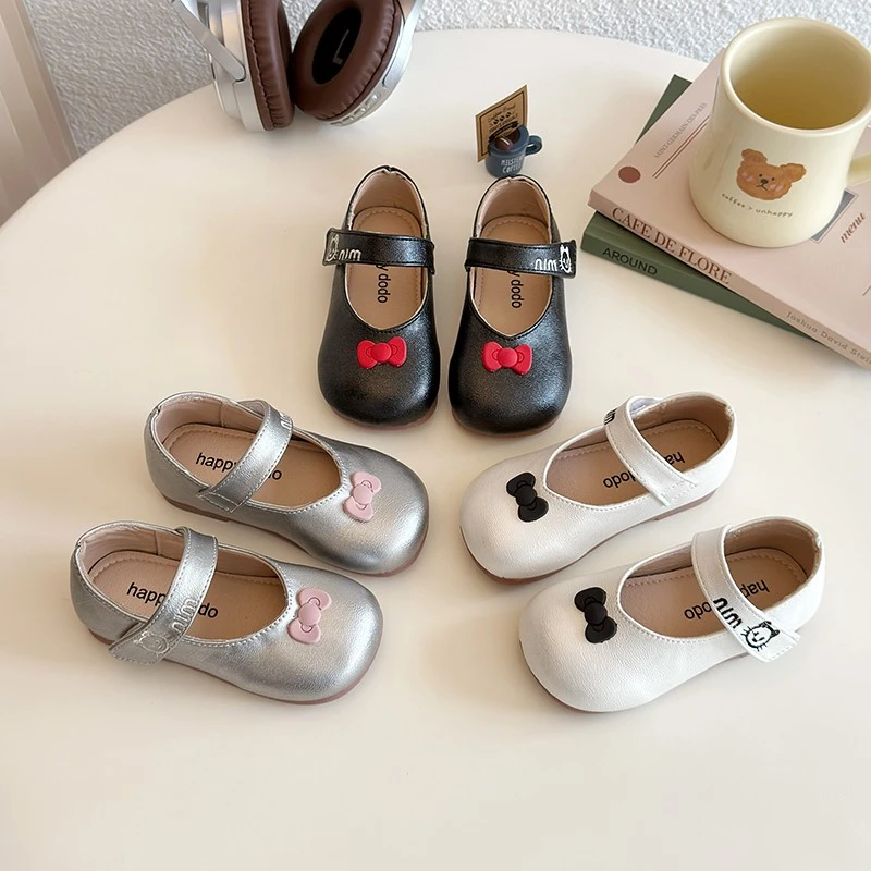 2025儿童鞋时尚休闲皮鞋软底小童春秋季女宝浅口宝宝鞋女孩韩版
