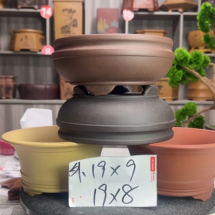紫砂花盆手工制作