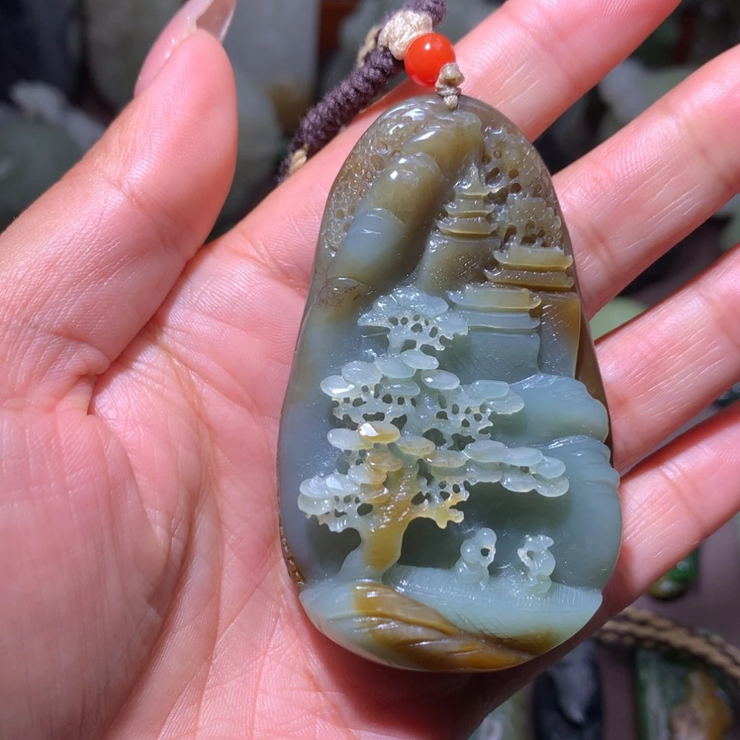 颈饰未镶嵌和田玉