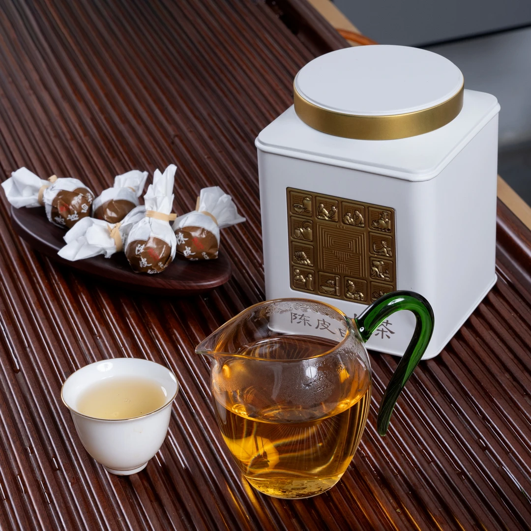 【巩姐姐的茶】陈皮白茶龙珠润肺生津罐装240-480g