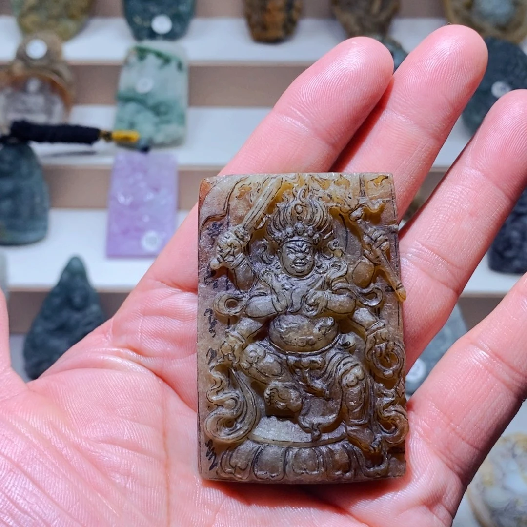 神***主定制翡翠未镶嵌大黑天