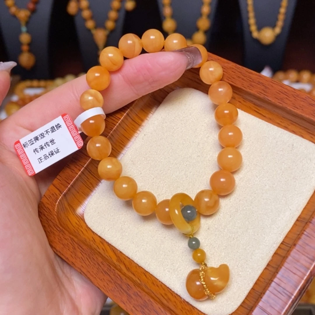 【闪购商品】蜜蜡手链未镶嵌手串