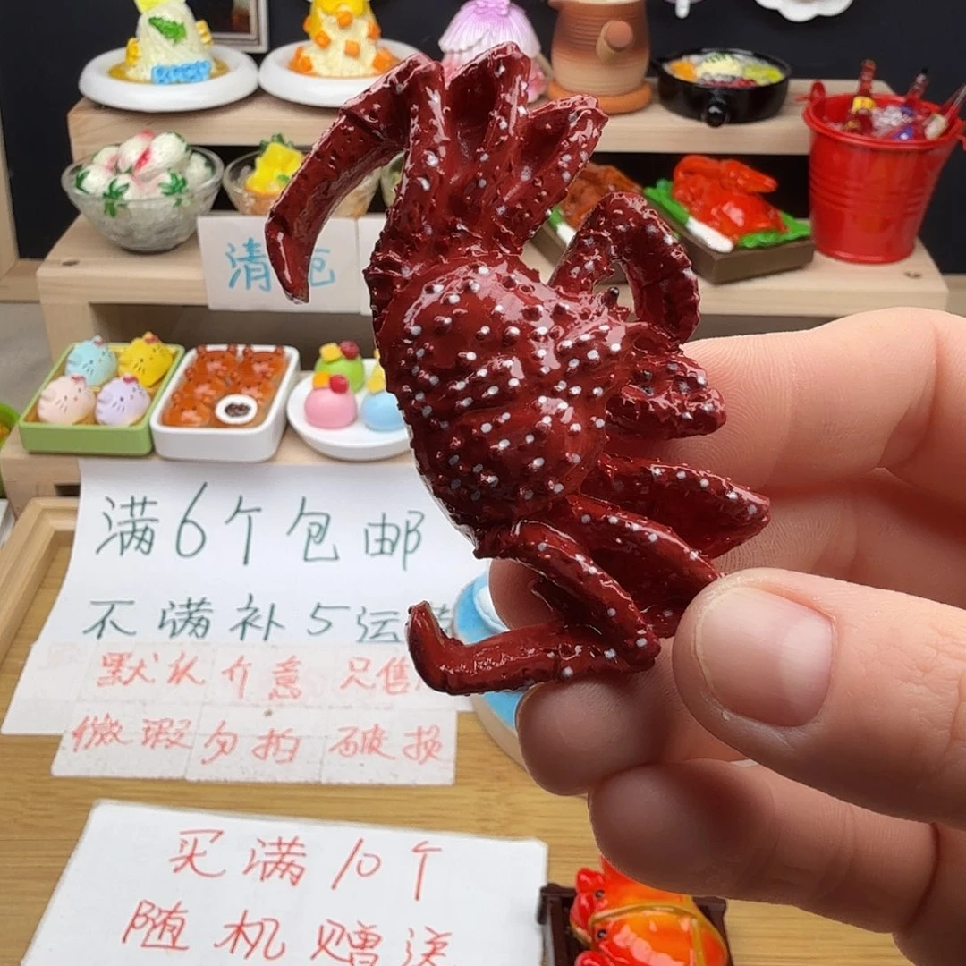 树脂食玩冰箱贴凭开箱视频售后