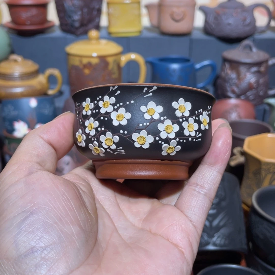 原矿紫砂手工主人杯