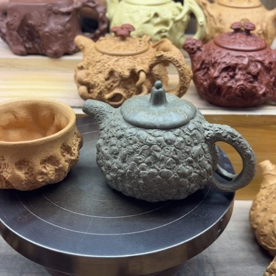 茶壶紫砂全手工制作