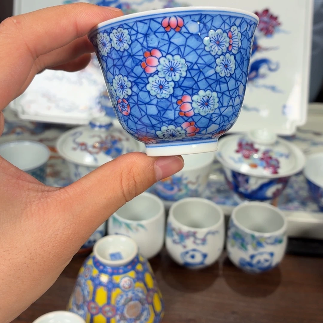 杯子瓷瓷姑娘景德镇陶瓷艺术