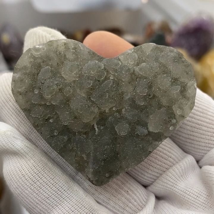 未镶嵌紫晶珠宝半成品