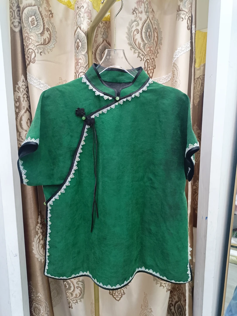 常规款新中式常规立领短旗袍