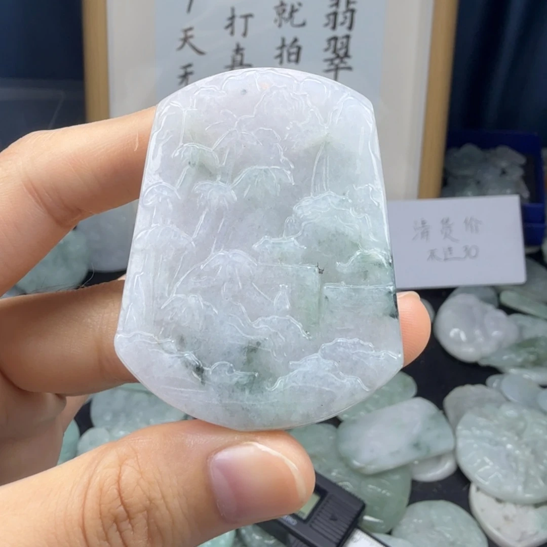颈饰未镶嵌翡翠翡翠