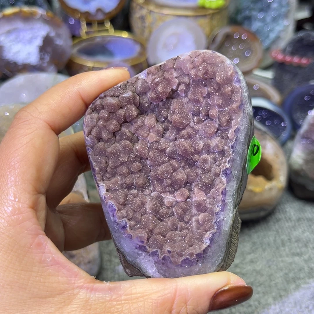 紫晶摆件未镶嵌水晶