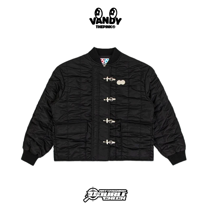 【DoubleCheck】VANDYTHEPINK QuiltedLettuceJacket绗缝飞机扣夹克