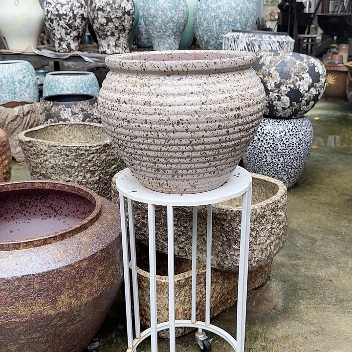 紫砂花盆高度27口径30内口径25