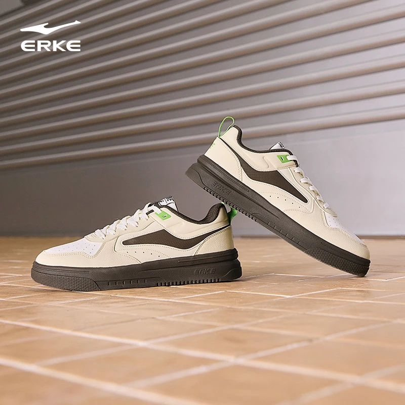 不羁丨鸿星尔克男女百搭空军一号低帮增高板鞋潮鞋休闲鞋-1423