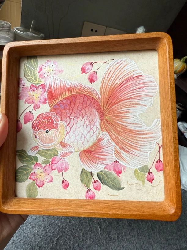 《金玉满堂》15×15cm